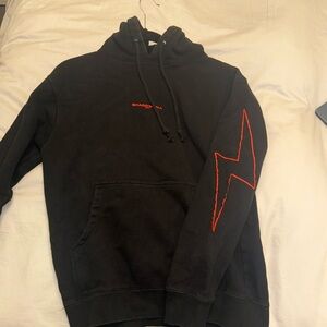 Shadow hill black and red hoodie